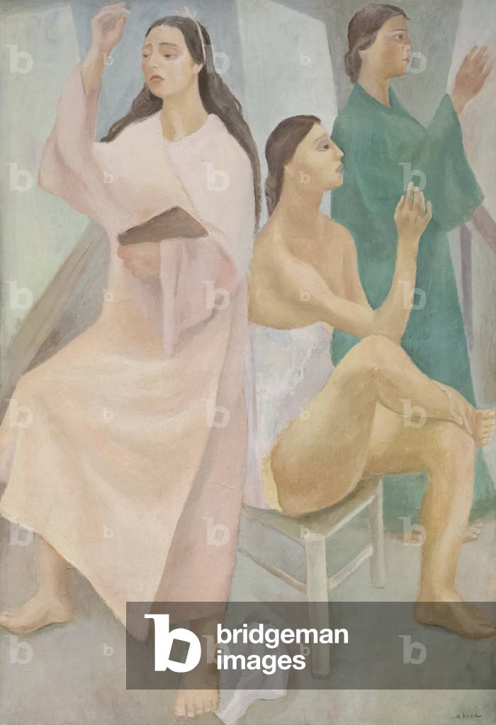Komposition, 1933-34 (Öl auf Holz)