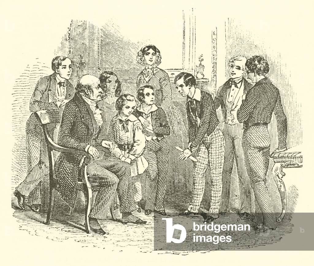 Legerdemain (gravure) par English School, b/w
