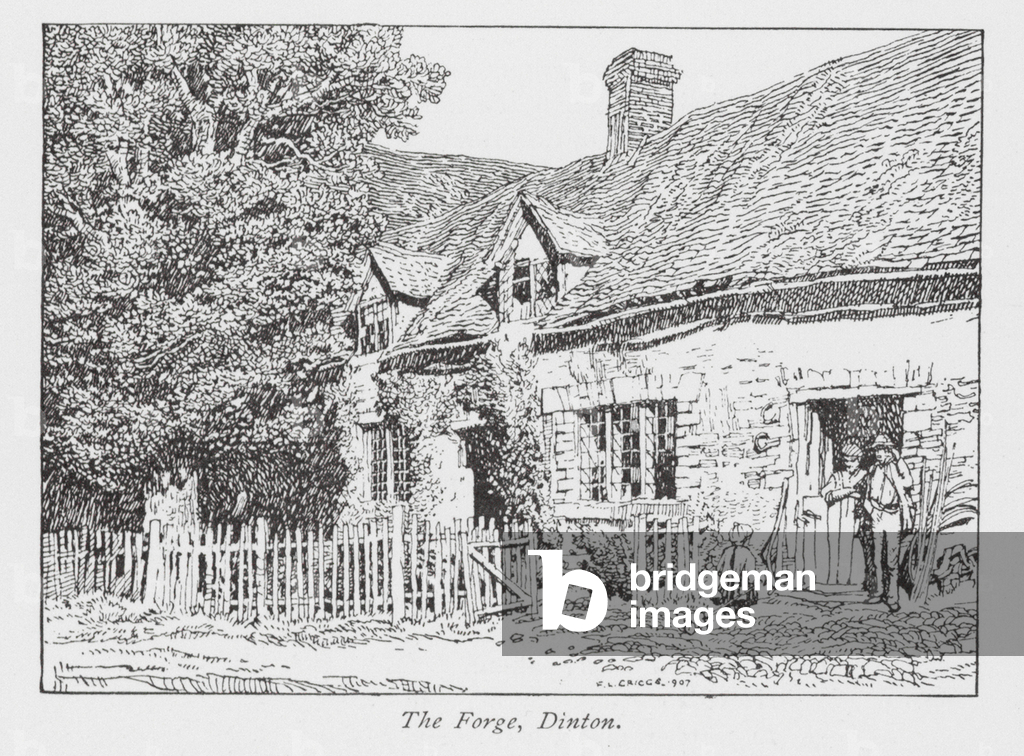 La Forge, Dinton (lithographie)