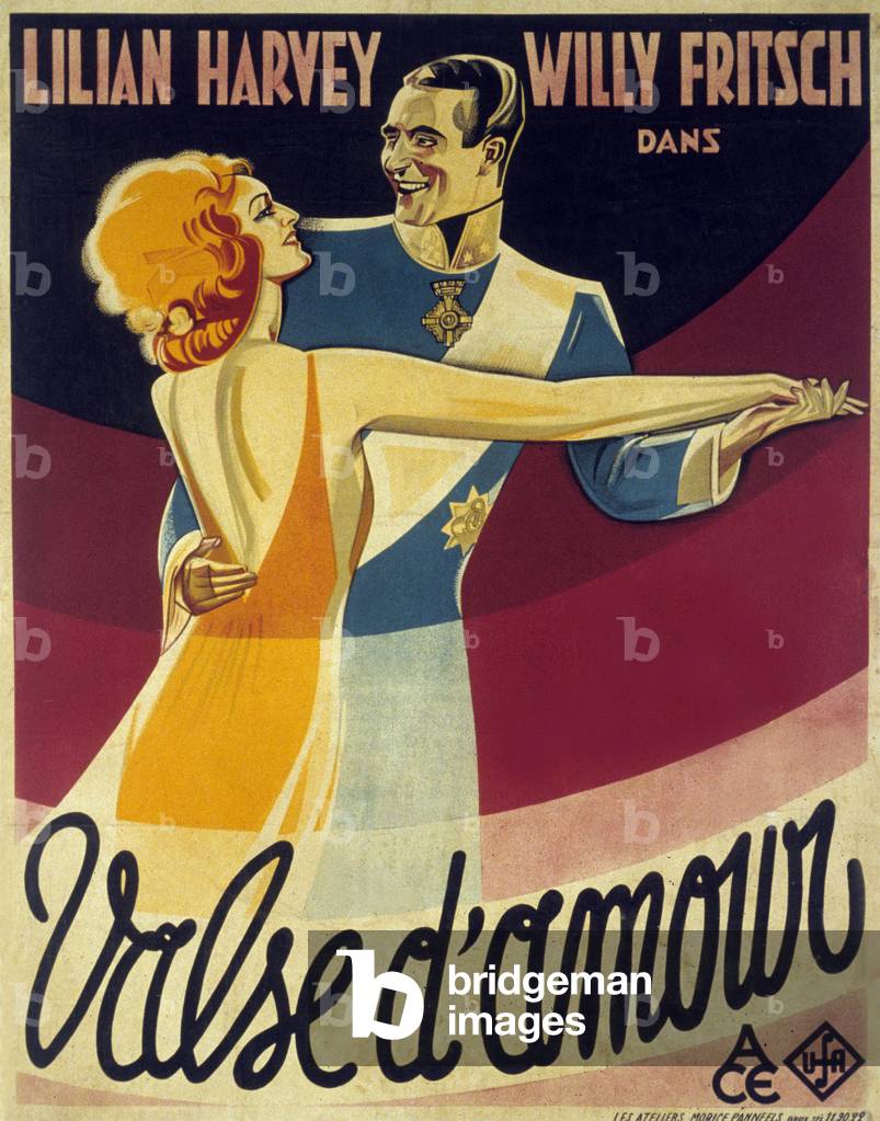 Valse d'amour (Liebeswalzer) , 1930 (Plakat)