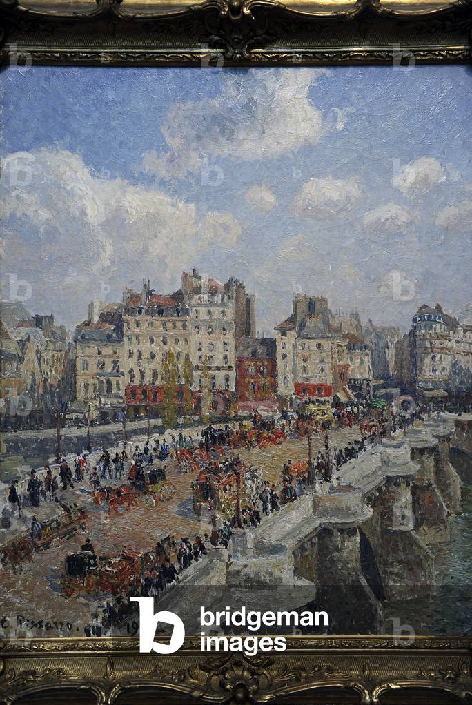Camille Pissarro (1830-1903). Il Pont-Neuf (1902). Museo di Belle Arti. Budapest. Ungheria.