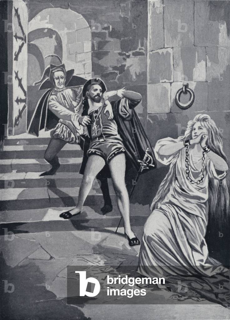 Illustrazione per Faust di Goethe (lito)