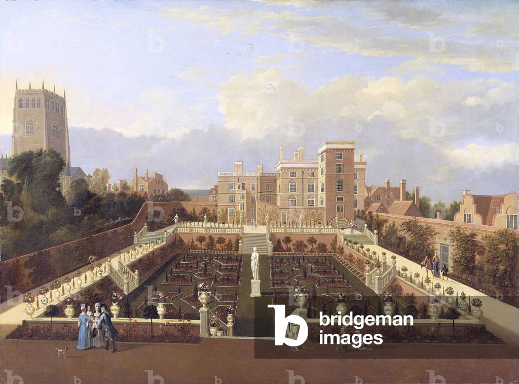 Immagine di Dipinto "Pierrepont Casa", 18th Secolo di English School