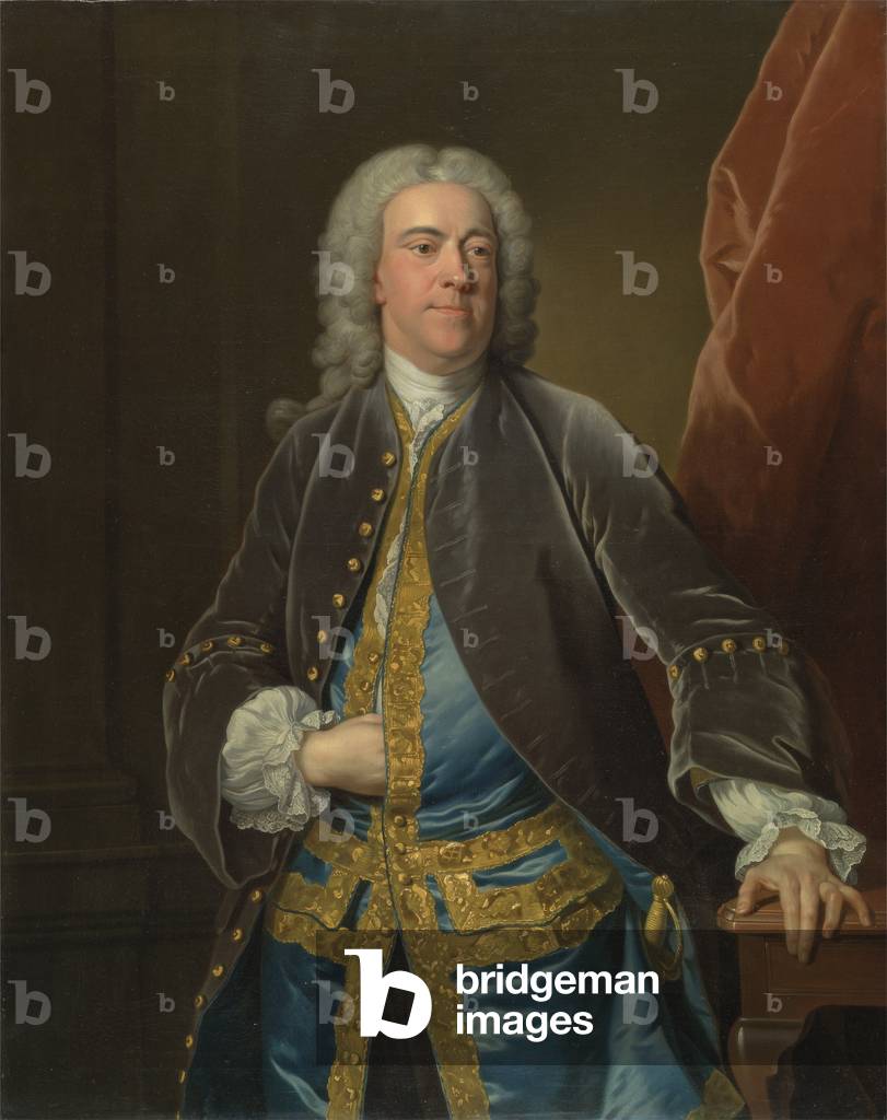 The Right Honourable Stephen Poyntz, of Midgeham, Berkshire, c.1740 (oil on canvas)