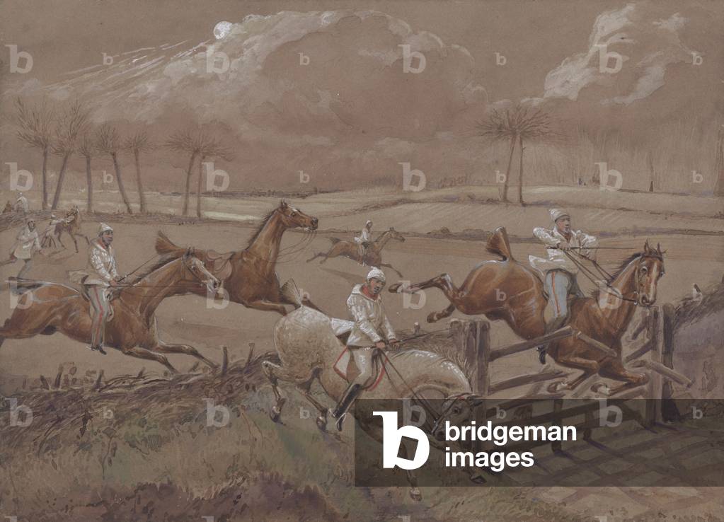 "Das letzte Feld in der Nähe von Nacton Heath", 19. Jahrhundert von Henry Thomas Alken