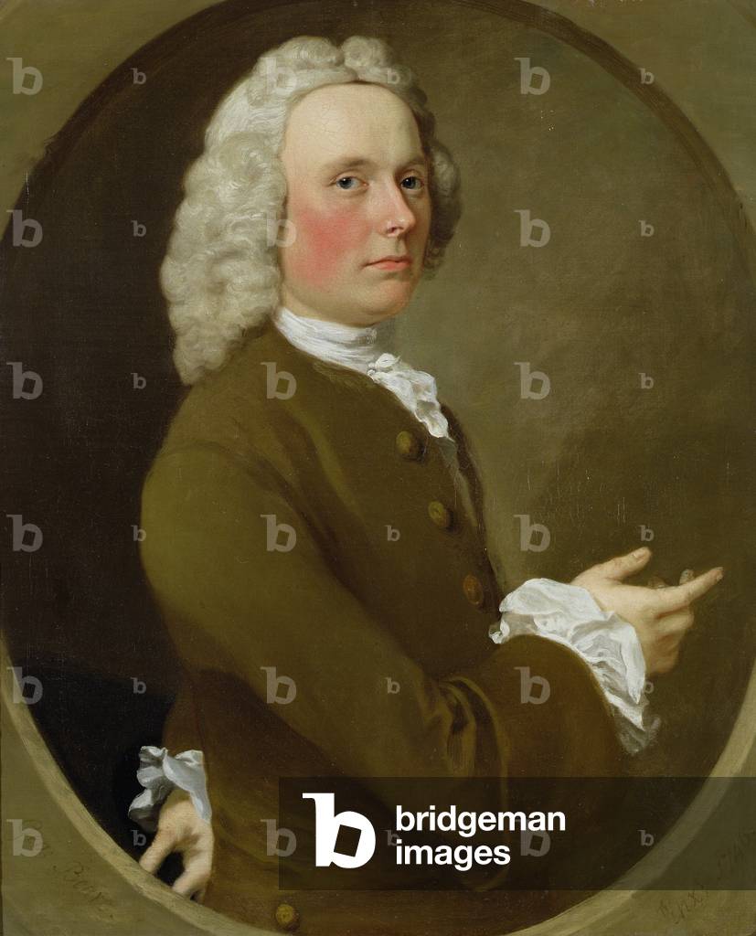 Ein Unbekannter Mann, 1746 (Öl auf Leinwand)