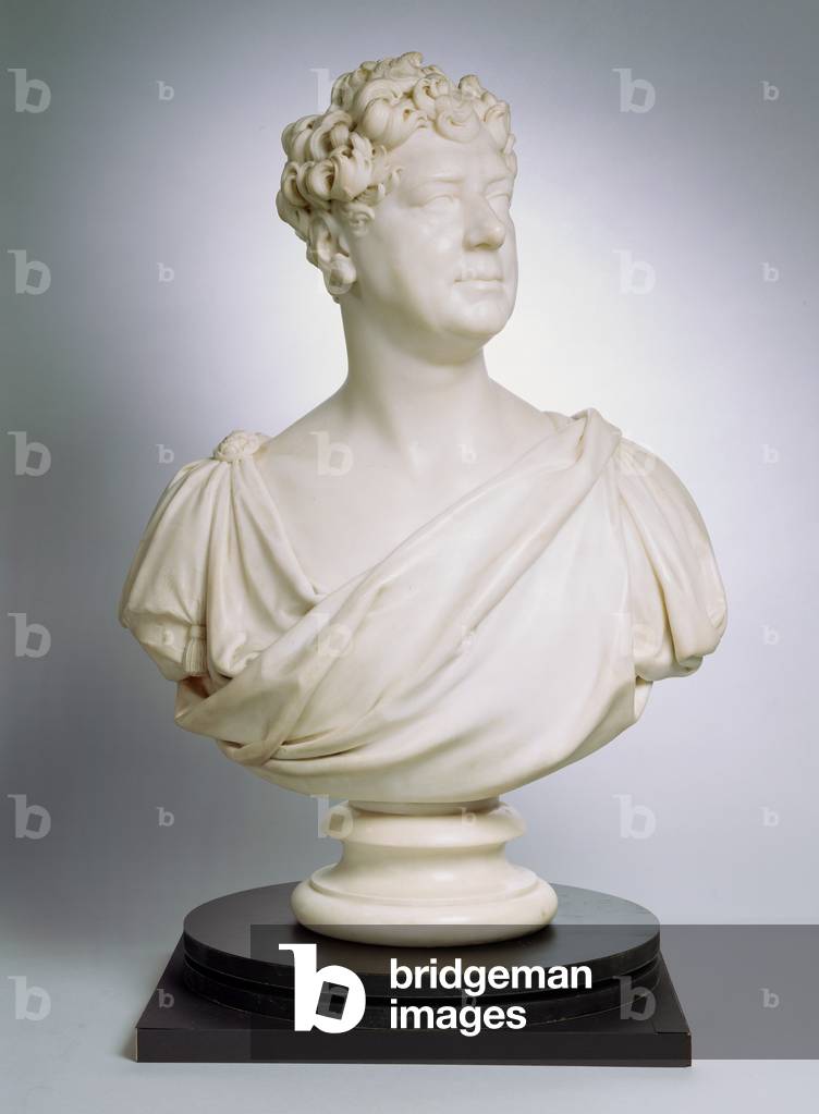 

George IV (1762-1830) war 1827 (marble) König von Großbritannien.