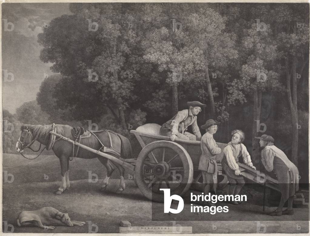 Labourers, engraved by the artist, pub. 1789 (etching)