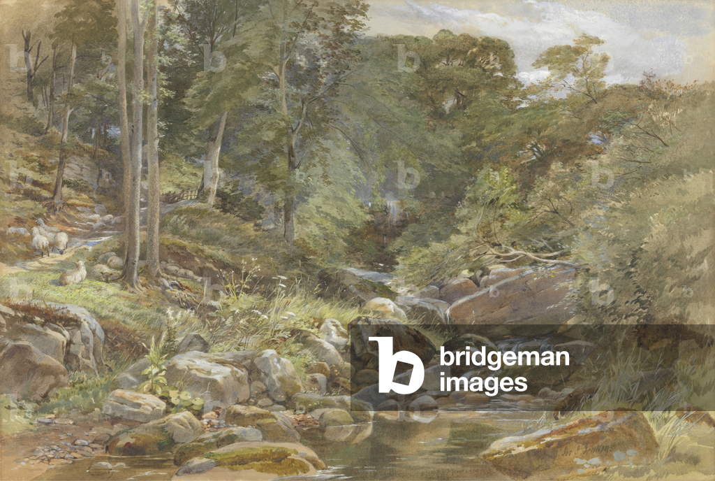 Larpool Beck, Whitby (w/c con guazzo su carta)