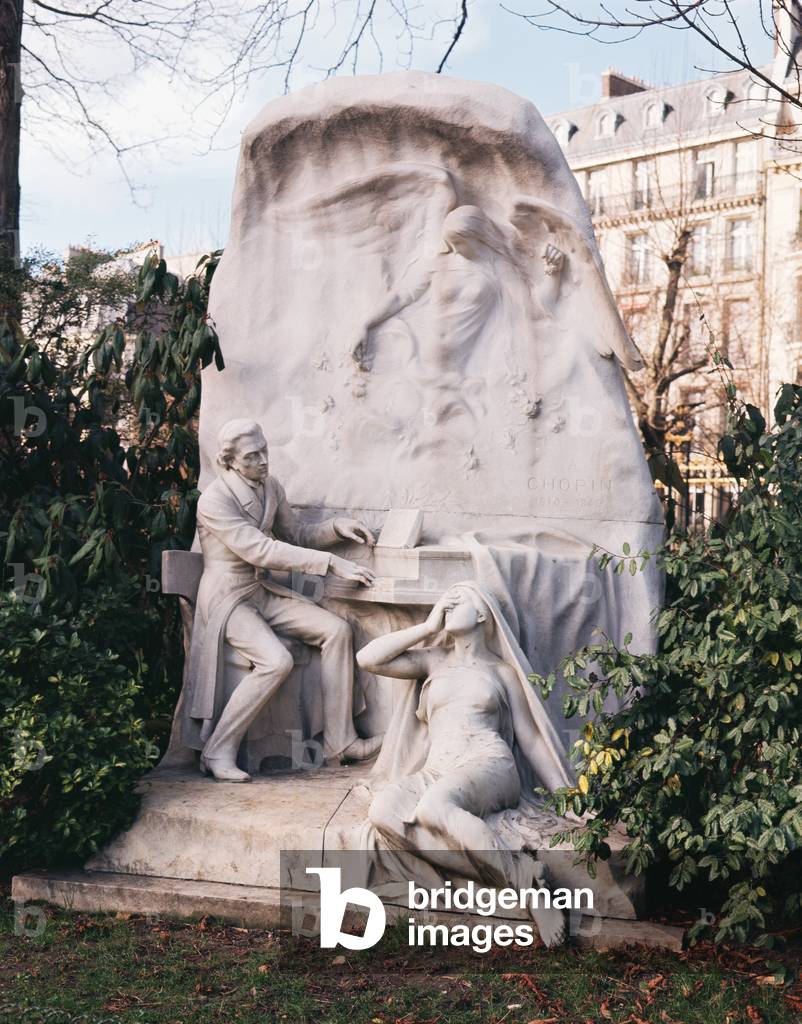 Monument to Frederic Chopin (1810-49) (marble)