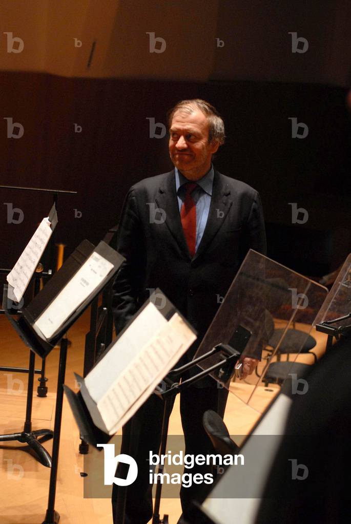 Russian conductor, Valery Gergiev, photographed on 1/04/2007 at Salle Pleyel, Paris.