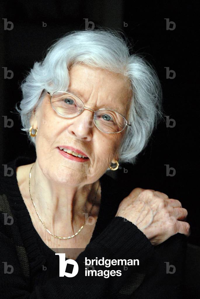 Portrait of Betsy JOLAS English composer in 2007.