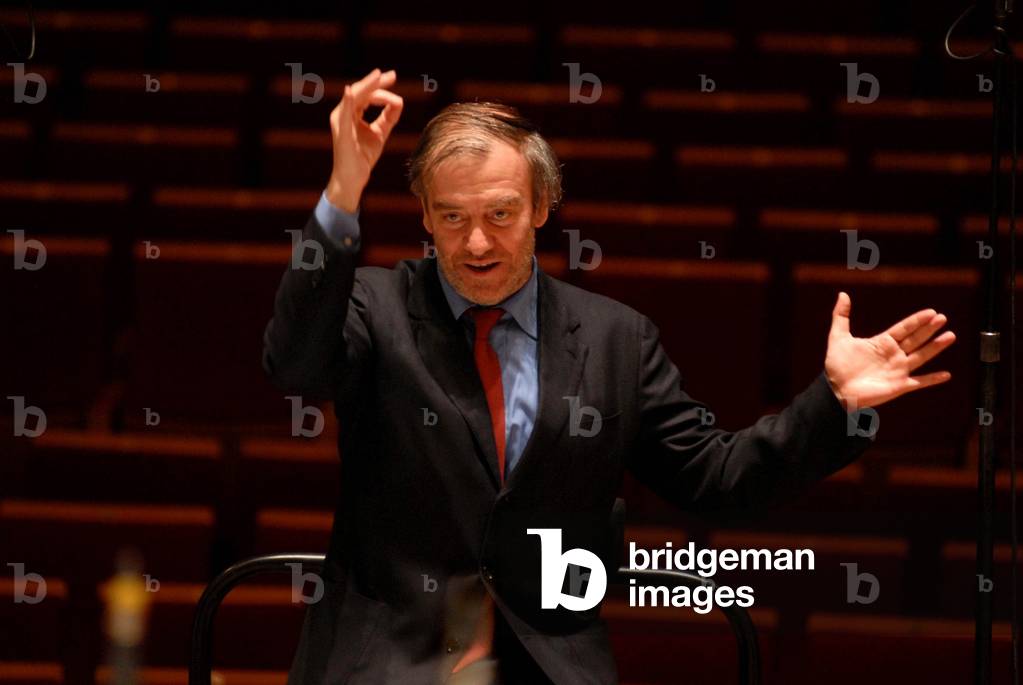 Russian conductor, Valery Gergiev, photographed on 1/04/2007 at Salle Pleyel, Paris.