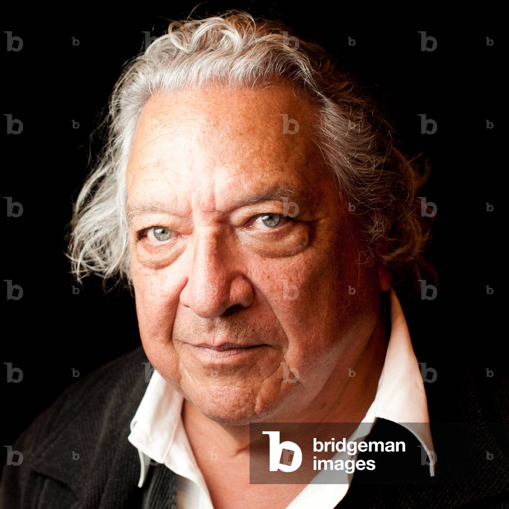 Portrait of Luis Mizon (born 1942), poet and novelist - March 2014