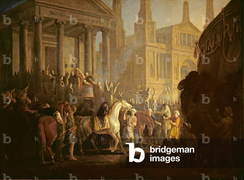 L'elezione di Dario (olio su tela)