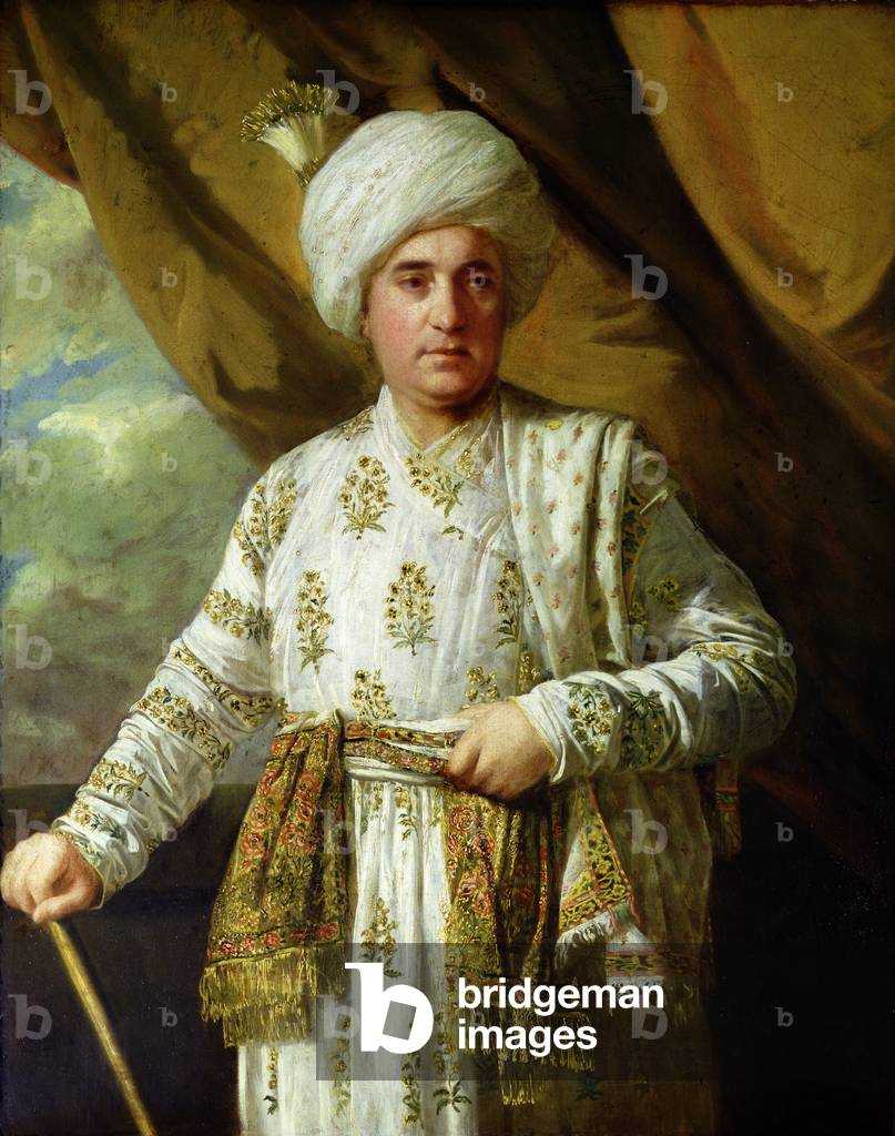 Kapitän John Foote von der Hon. East India Company, 1761 (öl auf leinwand)