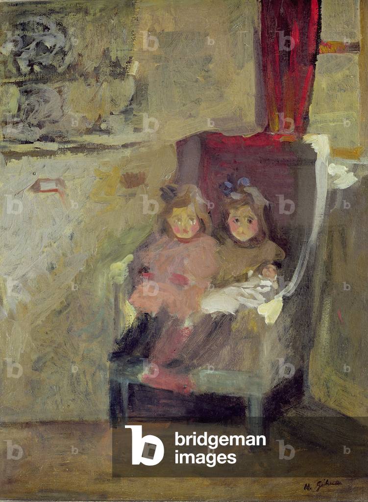 Die Töchter des Künstlers, c.1906-7 (Öl auf Leinwand)