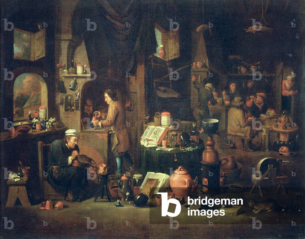 Doctor's Shop (Öl auf Leinwand)