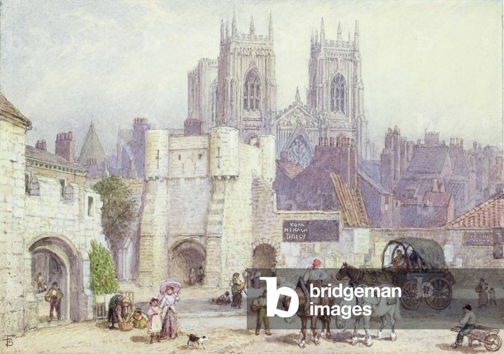 York, C19th Siècle par Myles Birket Foster