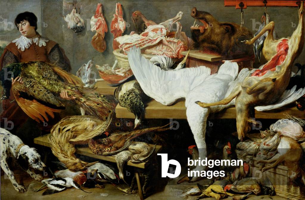 A Game Stall (olio su tela)