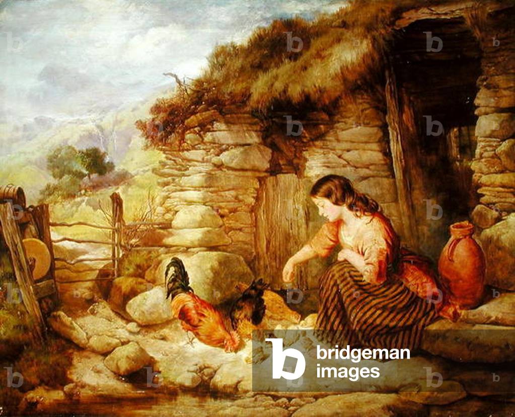 Nutrire gli animali domestici, 1858 (olio su tela)