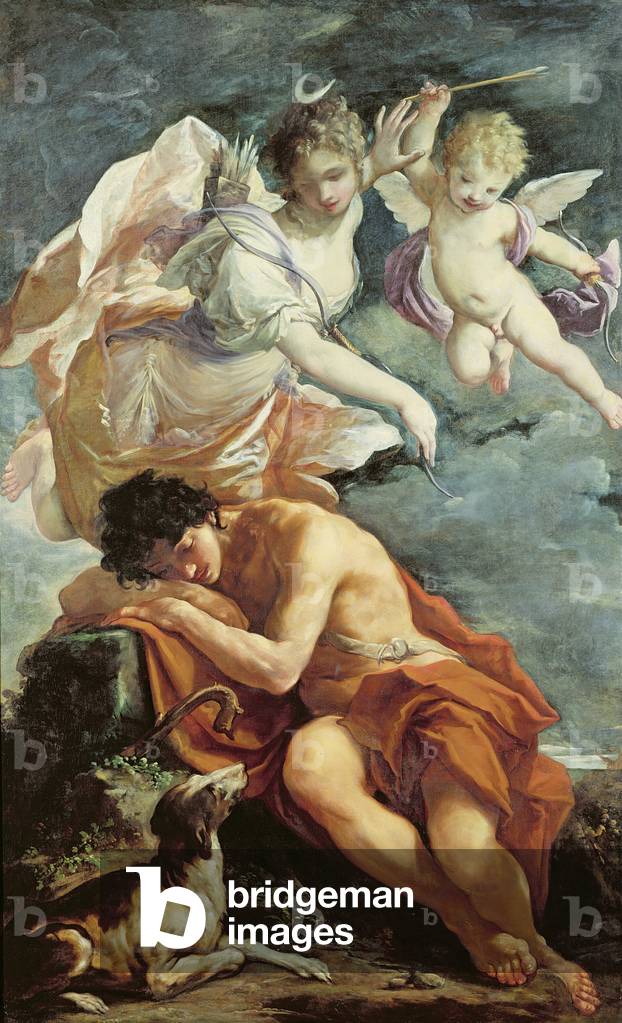 Diana und Endymion (Öl auf Leinwand)