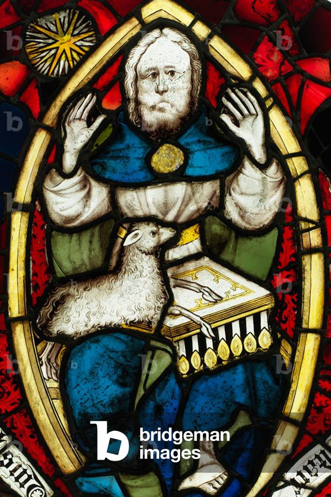 Conserved section from the Great East Window at York Minster: ‘The Opening of the Sixth Seal’ (stained glass)
