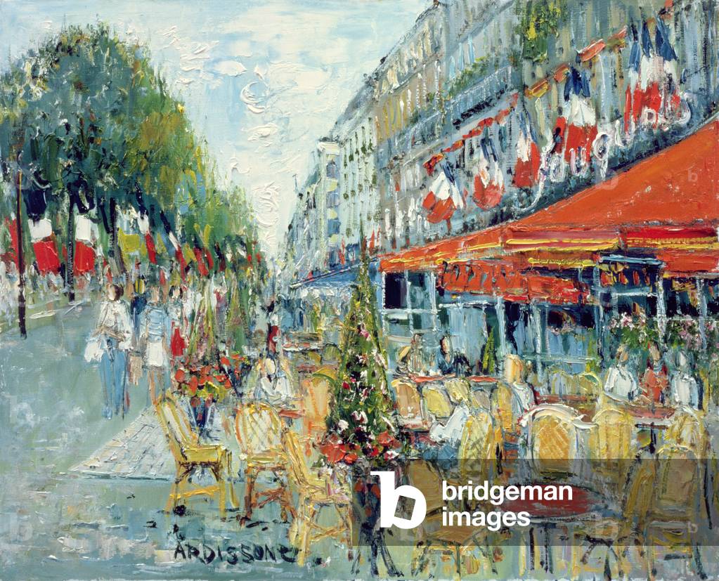 Champs-Elysees (Öl auf Leinwand)