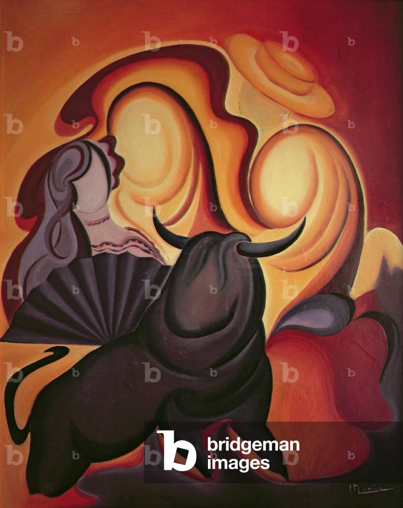 Traditional Spain (oil on canvas)
