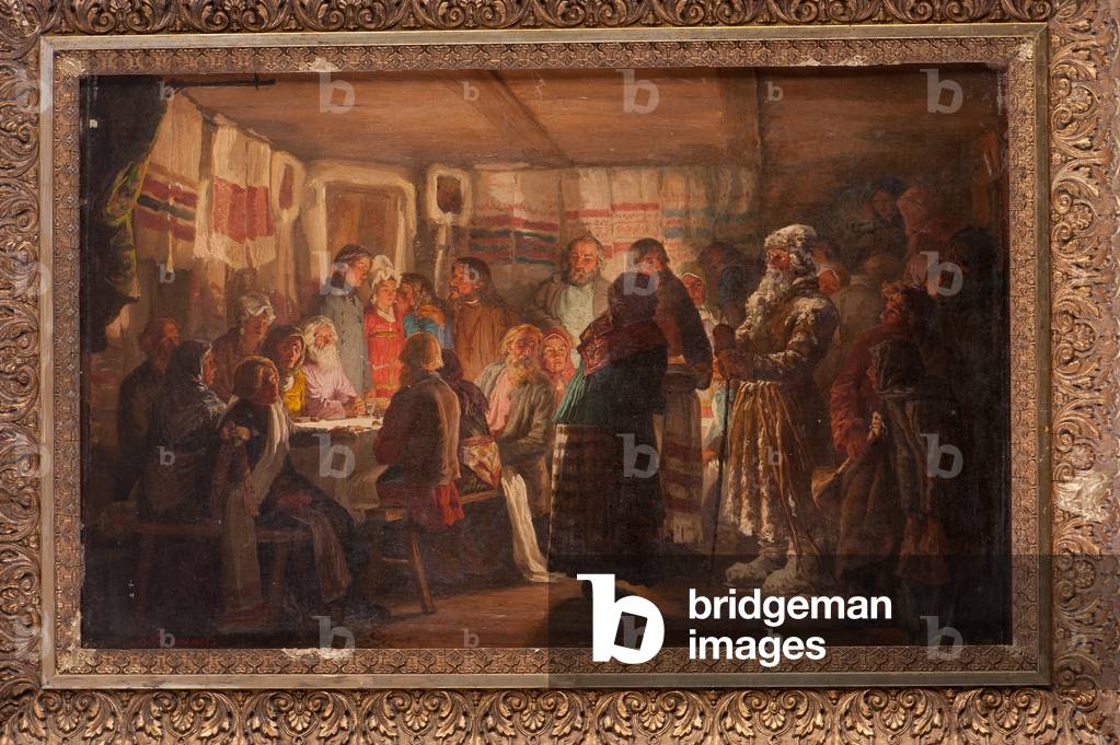 Sorcerer coming to a Peasants’ Wedding, 1895 (oil on canvas)