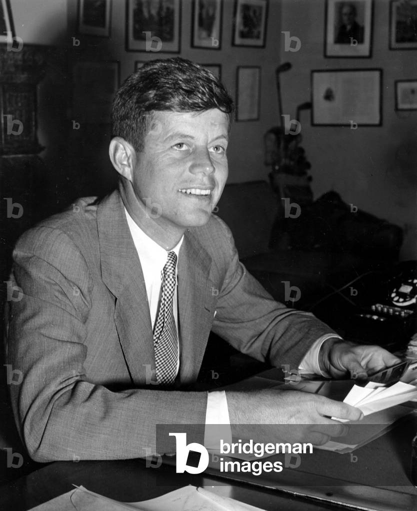 Image of Portrait of John F kennedy circa 1952