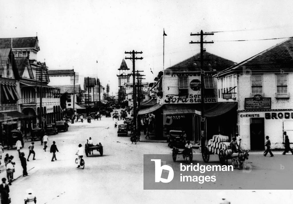 Oct. 10, 1953 - Cabinet Meeting On The British Guiana Question Statement Expected: It is anti participated that a Statement will be issued following today's Cabinet Meeting at No.10 Downing Street on the situation in British Guiana. New instruction are to be sent to the Governor Sir Alfred Savage who will have extended powers to take repressive action where required. According to observers a constitutional crisis a could arise soon of the Government Party, the extreme left wing People's Part attempted to force through certain controversial legislation. The Military authorities are maintaining a security ban on movements of the Cruiser 'Superb' and the frigate 'Bigsbury Bay' which are said to be bound for Guiana, with troops aboard