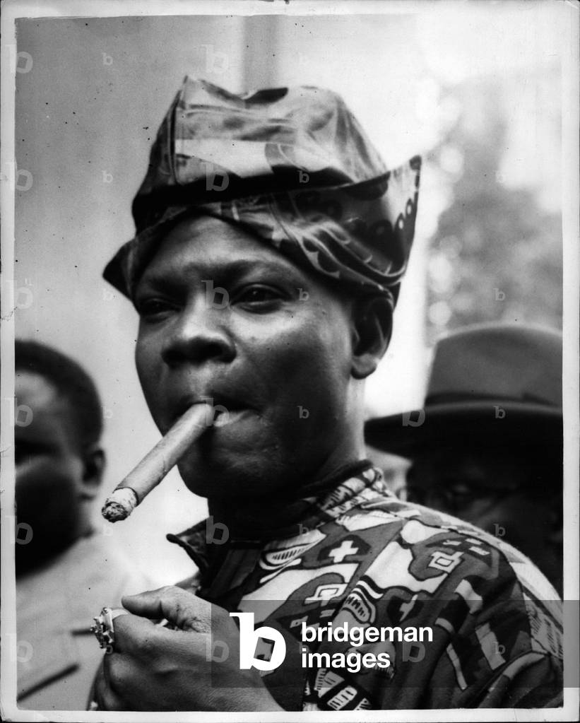 Jul 07, 1953 - Nigeria Conference Opens In London. The Minister With a Cigar.: The Nigeria Constitution Conference opened at No. 10. Carlton House Terrace this afternoon under the leadership of Mr. Oliver Lyttleton the Colonial Secretary