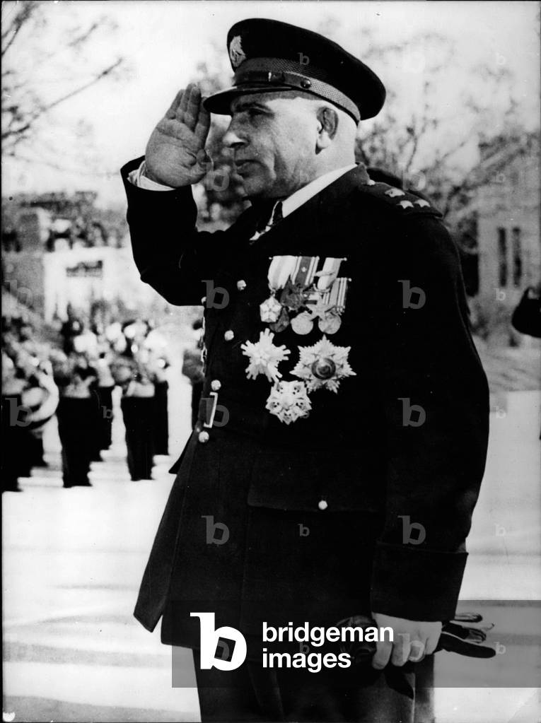Jul. 07, 1953 - General Schikakli in Syrian Presidential Nominated: In all parts of Syria-the population is going to the polls and votes the new president. Owing to the fact that general Schikakli, the Syrian general, had himself be nominated as the only legal nominee, political circles have no doubt that he “will be elected to President”. On Sunday - it is expected - will the result of the election be published to the press