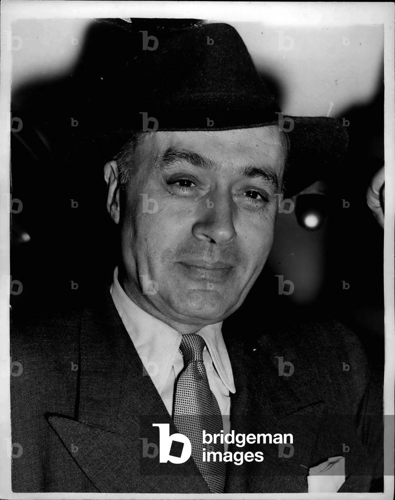 Jul 07, 1953 - Hollywood's screen 'lover' leaves for the States. Charles Boyer.: Photo shows Charles Boyer the Hollywood screen 'lover' seen when he left Waterloo Station this morning on the Queen Mary Boat train - for New York.