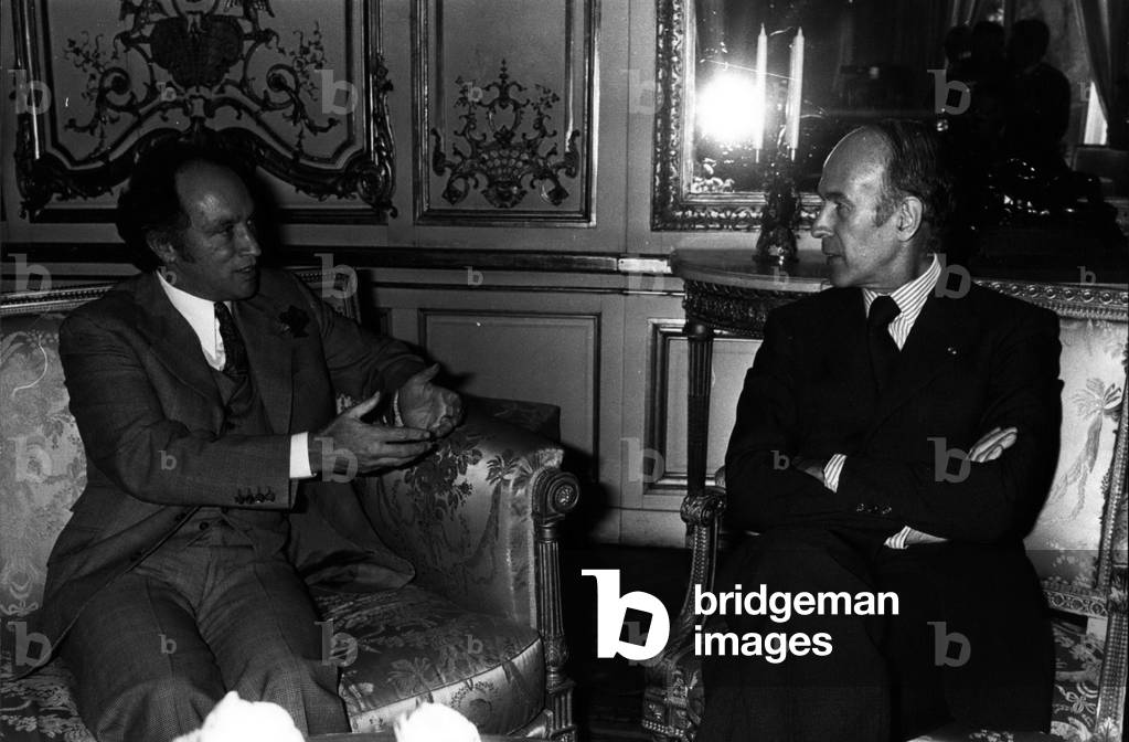 Oct. 21, 1974 - Canada's Pierre Elliott Trudeau and President Giscard d'Estaing