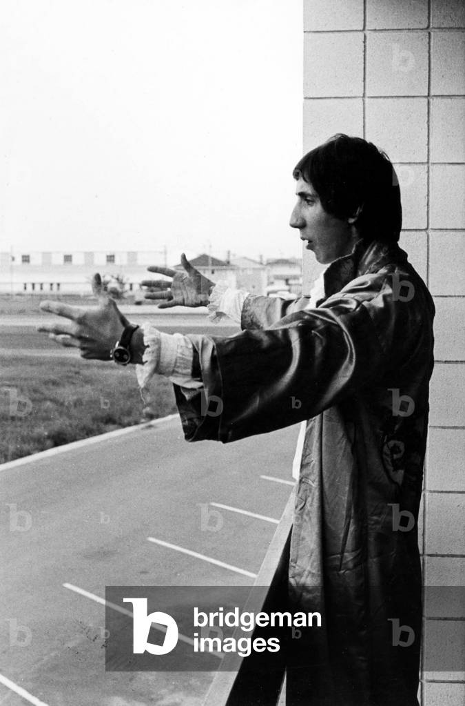 Pete Townshend, member of The Who in June 1968 (b/w photo)