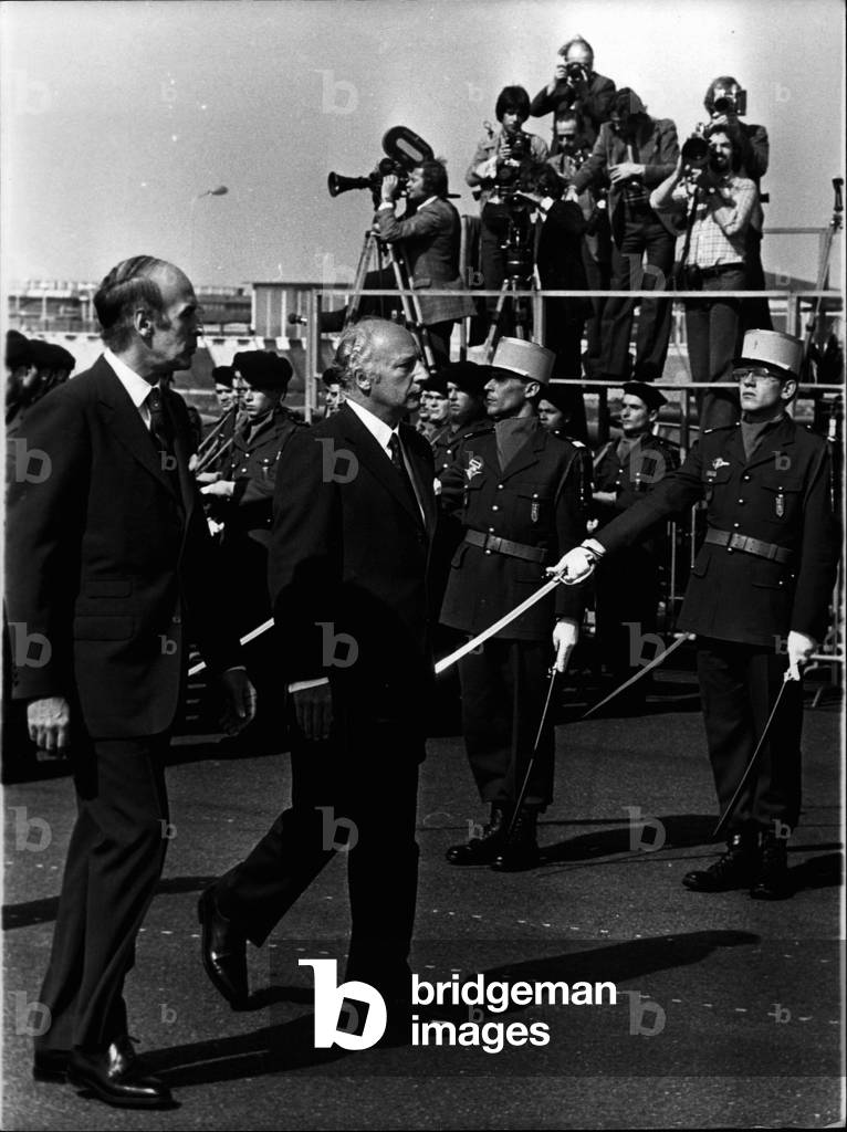 "21 aprile 1975 - Walter Scheel", b/w