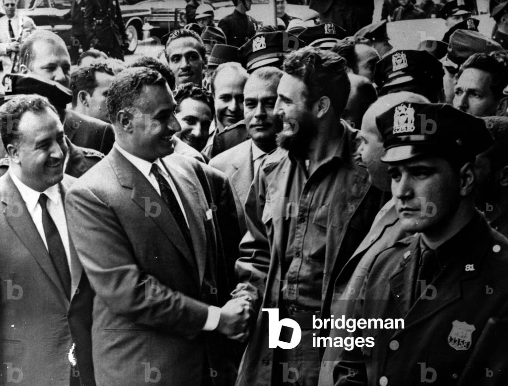 April 01, 1959 - U.S. - FIDEL ALEJANDRO CASTRO RUIZ (born August 13, 1926), during a visit to the U.S