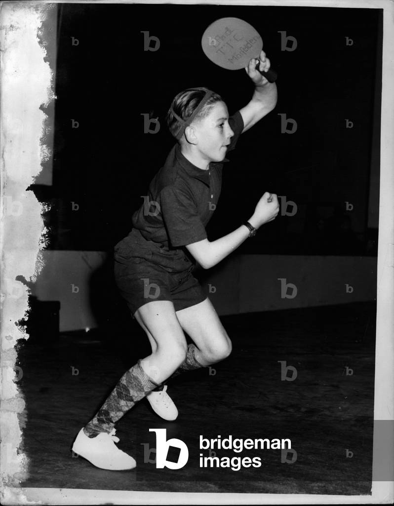 Apr. 04, 1953 - Table Tennis Championships at Wembley.: The Junior class preliminaries in the English Table Tennis Championships, opened today at the Empire Stadium, Wembley
