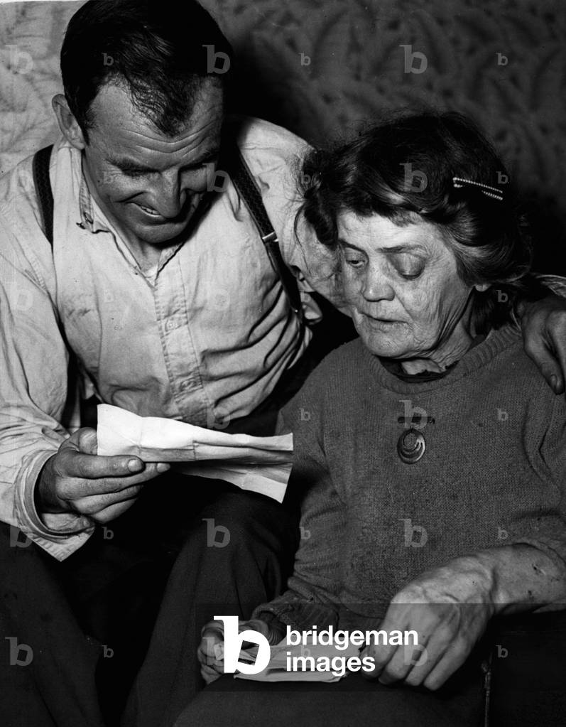 Oct. 10, 1953 - Mrs. Lyndon appeals to the country her son found guilty of cowardice in Korea: Mrs. Amelia Lydon - who at 65 is deaf partially blind made a plea to the public yesterday to try to get the army authorities to release her 26 year old ex-Korea Prisoner of War. The son - Fusileer Patrick Lydon was found guilty at a court martial of cowardice in the face of the enemy in Korea and was sentenced to one year in prison and discharge from the Army with ignominy. Mrs. Lydon is making a special plea for the release of her son - as she thinks that by the time he has served his year's imprisonment - her sight may have completely gone