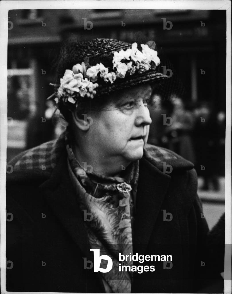Apr. 04, 1953 - Christie Appears at Clerkenwell magistrates court: photo shows Mrs. Rees, photographed at the court today.