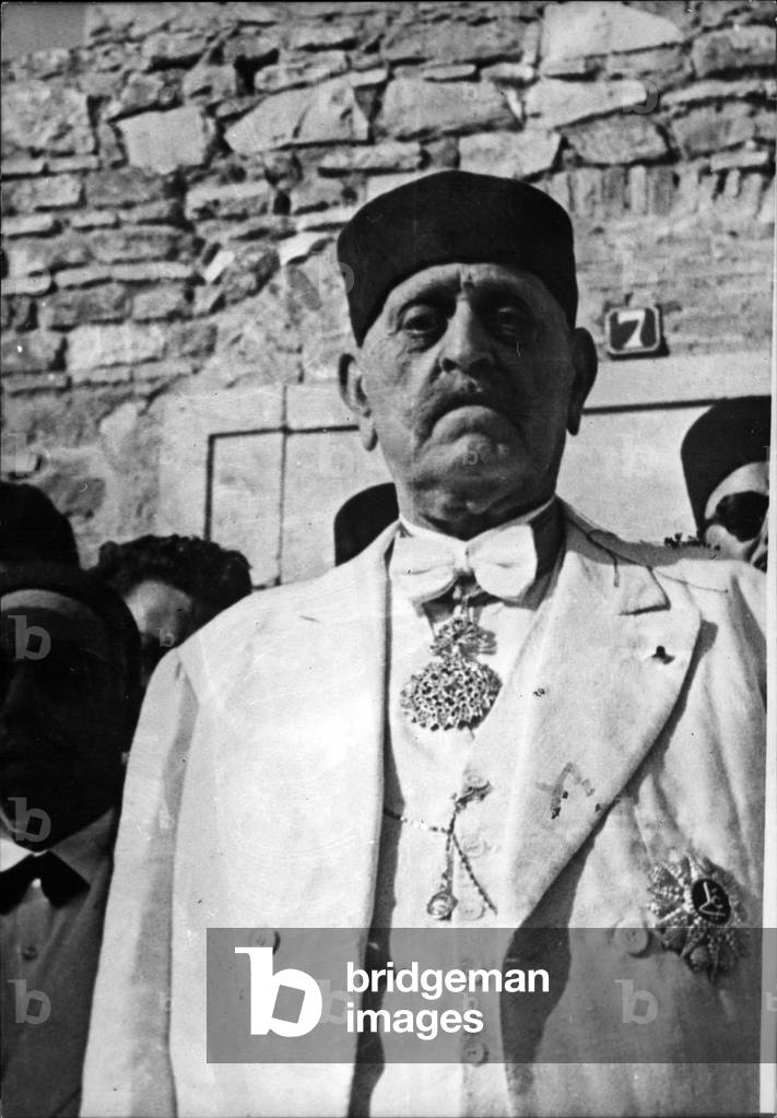 Jul. 07, 1953 - Sadok Bey succeed Azzedine Bey as heir presumptive of Tunisia: H.H. Sado Bey who succeeds Azzedine Bey as Heir presumptive of Tunisia. Azzedine Bey was shot to death by a native a few days ago.