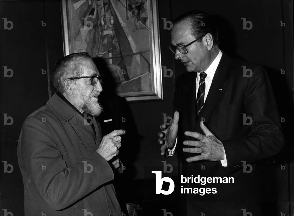 December 1984 the Mayor of Paris Jacques Chirac and Abbe Pierre