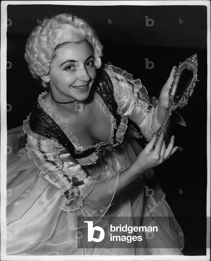 Oct. 10, 1953 - Members of the Vienna Ballet Rehearse: Members of Grete Wiesanthalls Vienna Ballet were to be seen rehearsing at the Princes Theatre, this morning in readiness for their season which opens there on Monday