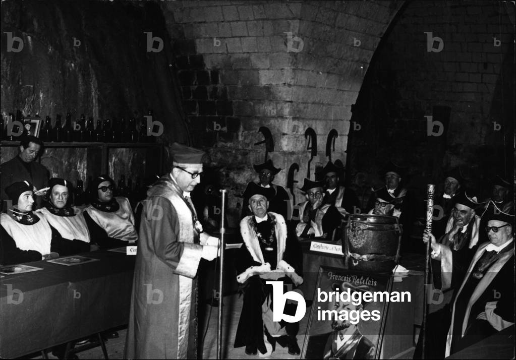 Jun. 06, 1953 - France's wine” Brotherhoods” come together: The Grand Master of burgundy” Tastevin” greets the members of 13” Wine Brotherhoods” who gathered at a wine Festival held at Angers Yesterday.