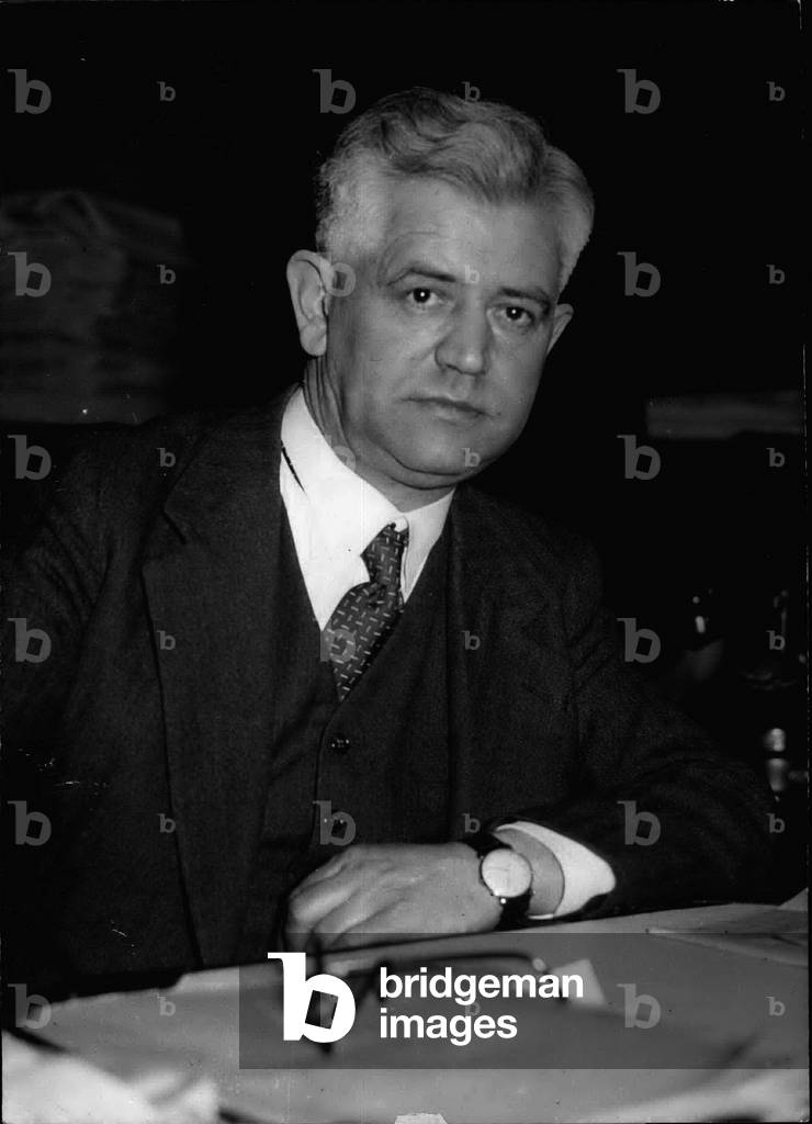 Dec. 12, 1953 - Mr. Marcel-Edmond Naegelen to run for Presidency: M. Naegelen, former Minister and Ex Governor of Algeria, is running for the President of the French Republic on the Socialists ticket