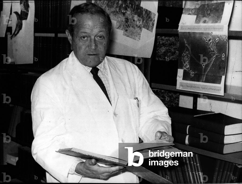 04/04/1976 Portrait of the German biochemist Feodor Lynen (1911-1979)